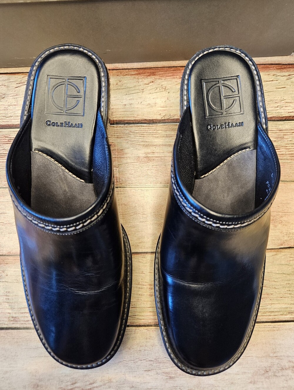 Cole Haan wedge clog slides - Picture 2 of 10